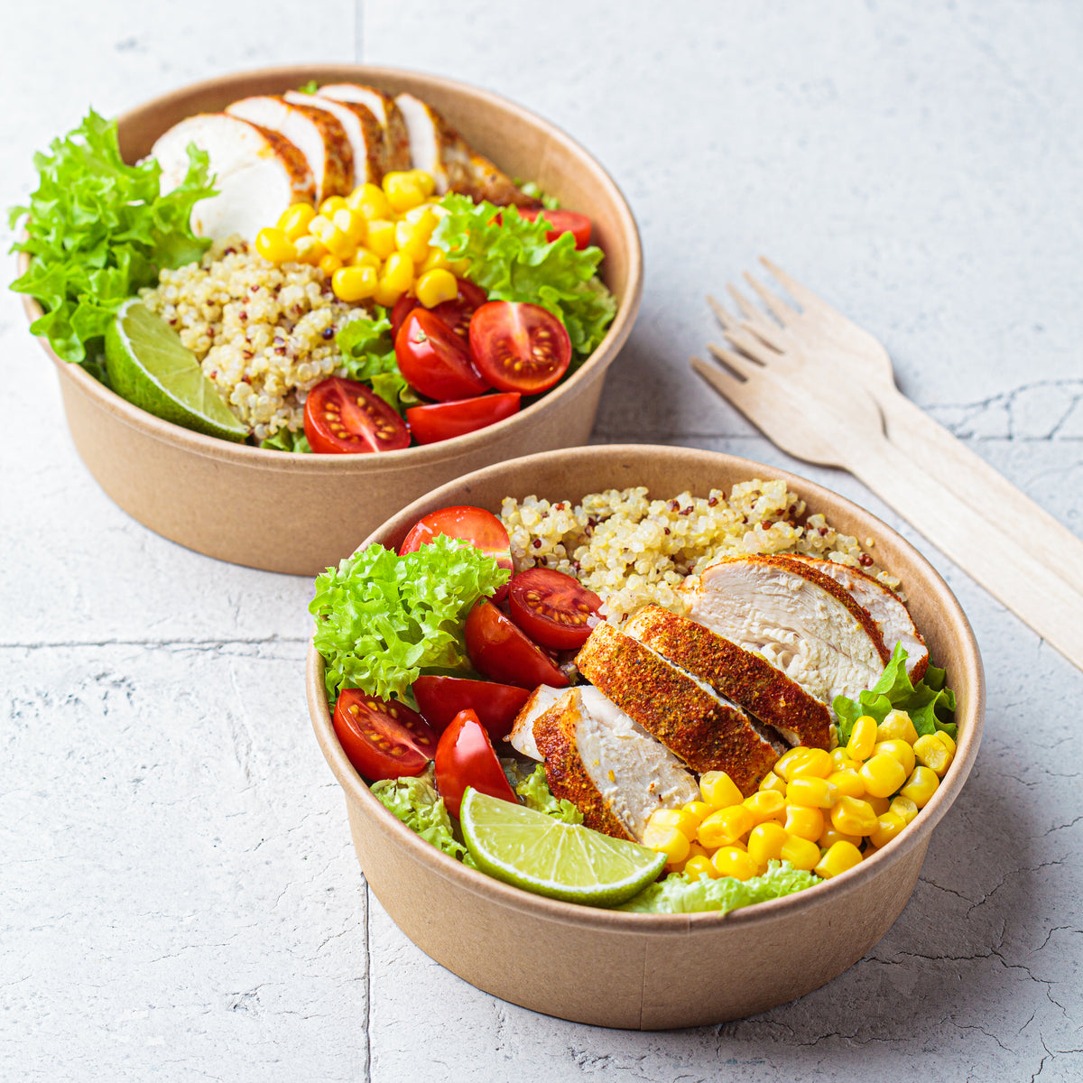 Paper Kraft Salad/Acai Bowls - Butler's Gold Coast Packaging - South East  Qld Packaging Supplies