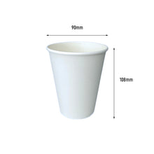 Load image into Gallery viewer, 12oz single wall coffee cup white