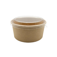 Load image into Gallery viewer, 1300ml Kraft Brown Salad Bowl