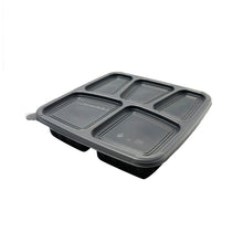 Load image into Gallery viewer, 5 Compartment Bento Microwave Safe