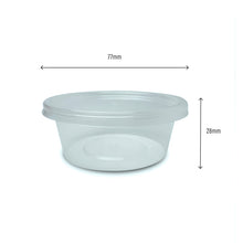 Load image into Gallery viewer, 50ml sauce container dimensions