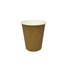 Load image into Gallery viewer, 8oz Single Wall Coffee Cups Kraft Brown (1000pcs)