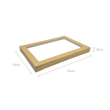 Load image into Gallery viewer, catering tray 2 lids with clear window