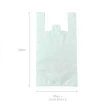 Load image into Gallery viewer, large reusable white plastic bag 36um