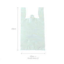 Load image into Gallery viewer, Medium white reusable plastic bag 36um