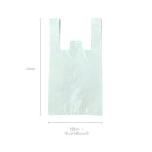 Load image into Gallery viewer, small resusable white plastic bag