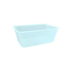 1000ml clear plastic rectangle food containers