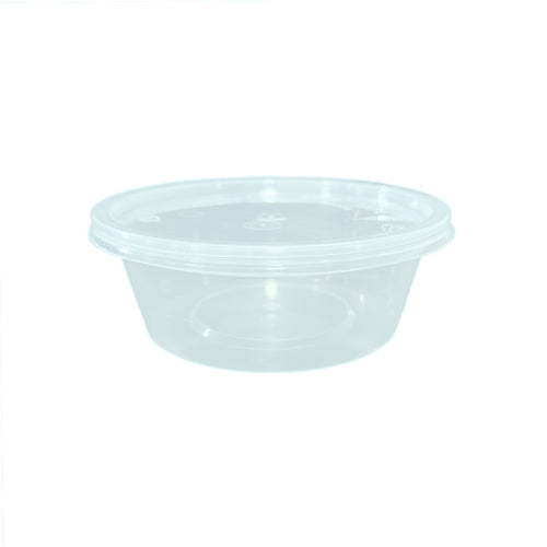 10oz round plastic container