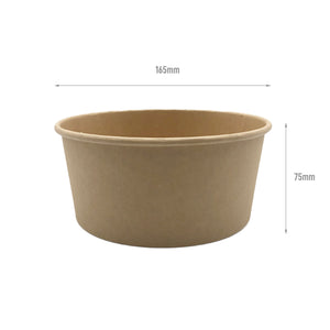 1300ml kraft paper bowl