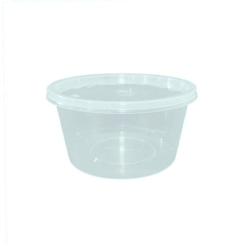 16oz round plastic container