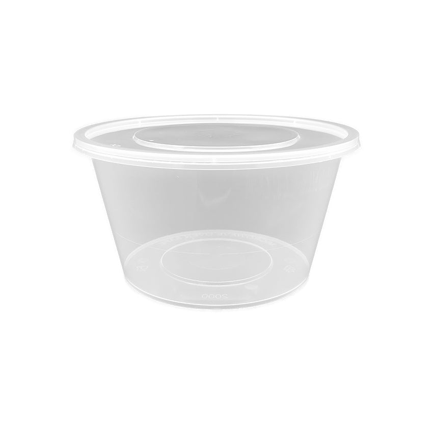 2000ml plastic clear container 