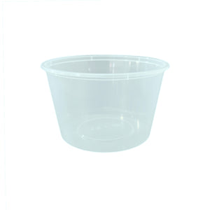 20oz round plastic container