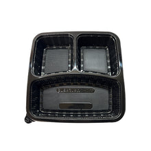 Load image into Gallery viewer, 3 Compartment Bento Box with Enclosed Compartments (150sets)
