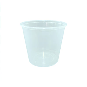 30oz round plastic containers