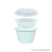 Load image into Gallery viewer, 1500ml white plastic container with tray
