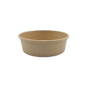 500ml kraft brown bowls