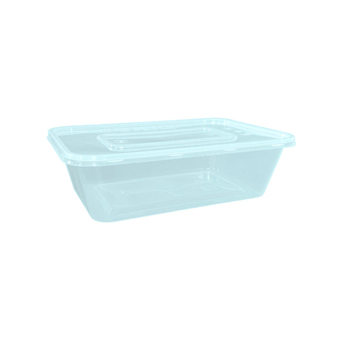 650ml clear rectangle plastic containers