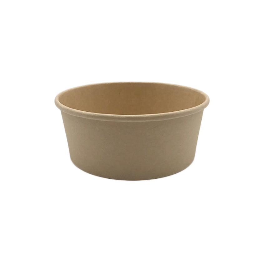 750ml kraft brown salad bowls