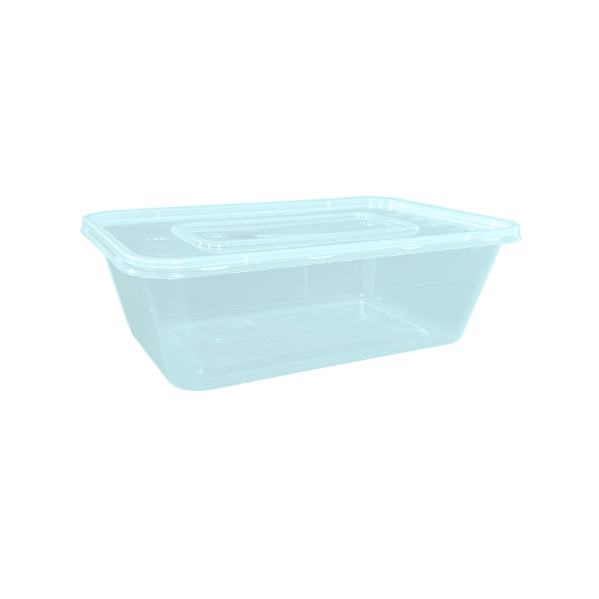 750ml Rectangle Takeaway Plastic Containers – Zeta Pack