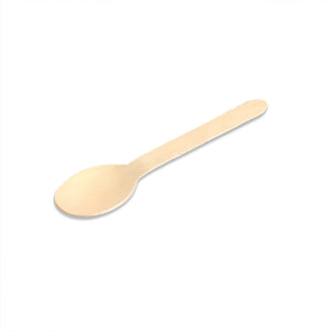 disposable wooden spoon 16cm