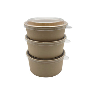 kraft brown salad bowls