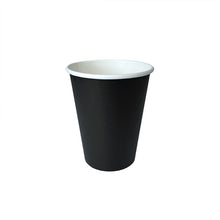 Load image into Gallery viewer, 12oz black coffee cup
