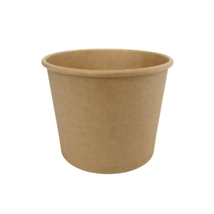 12oz kraft brown soup container