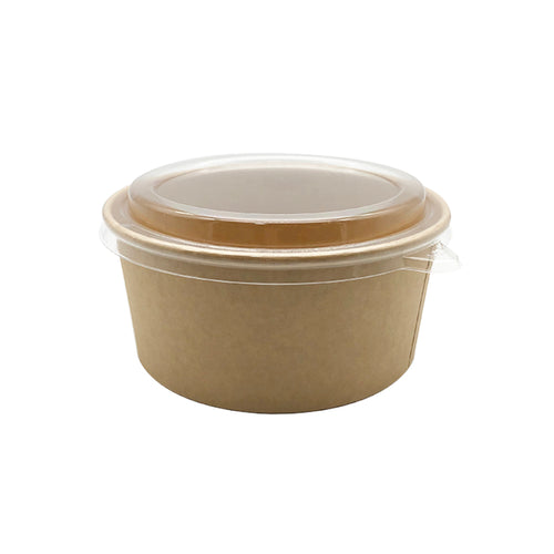 1300ml Kraft Brown Salad Bowl