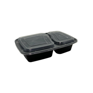 2 compartment takeaway container