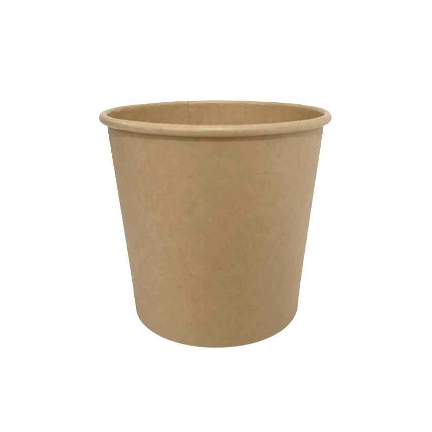 26oz kraft brown soup container