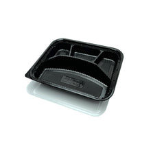 Load image into Gallery viewer, 4 compartment takeaway bento box
