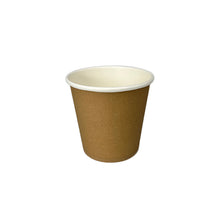 Load image into Gallery viewer, 4oz single wall brown coffee cups
