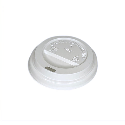 White 4oz Coffee Cup Lids