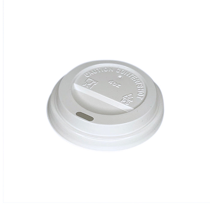 White 4oz Coffee Cup Lids