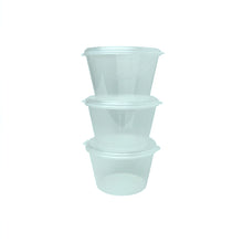 Load image into Gallery viewer, 4oz plastic sauce container stackable
