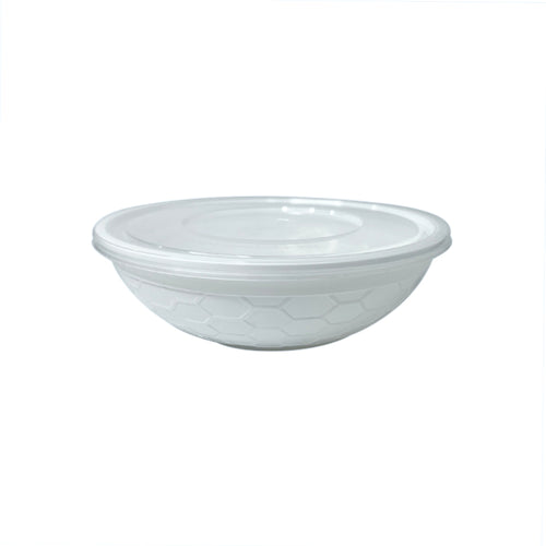 750ml white plastic noodle bowl