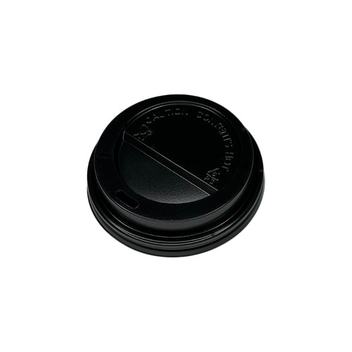 8oz coffee lids black