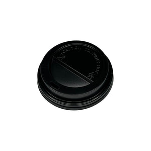 8oz coffee lids black