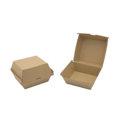 Corrugated-kraft-brown-burger-box