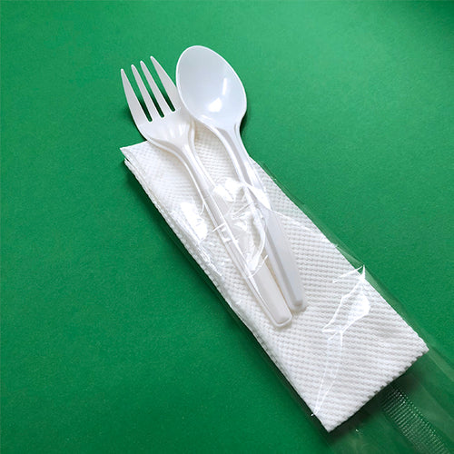 Disposable-Plastic-Spoon-Fork-Napkin-Set