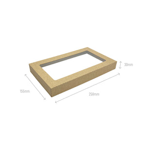 catering tray 1 lids with clear window