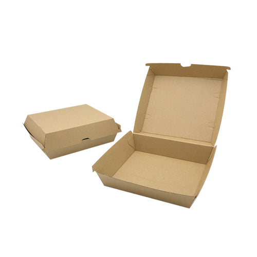 corrugated kraft brown dinner box