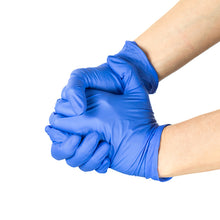 Load image into Gallery viewer, Disposable Blue Vinyl Powder Free Gloves (Medium Size)
