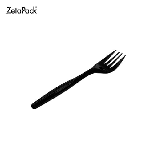 Disposable Black Plastic Fork