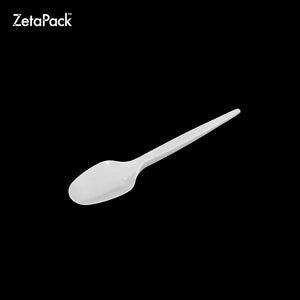 Disposable White Plastic Teaspoon