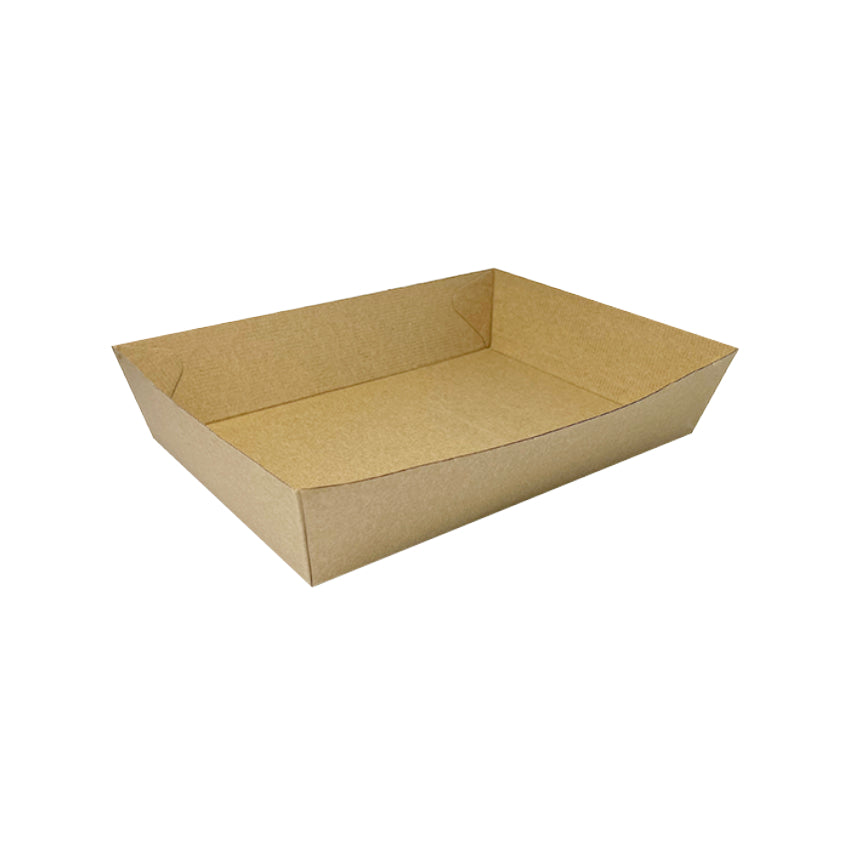 kraft brown paper tray 5 eco friendly