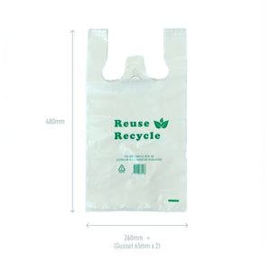 medium printed plastic bag