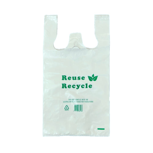 medium printed reusable plastic bag