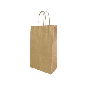 small kraft brown paper bag