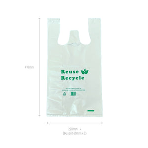 small printed plastic bag